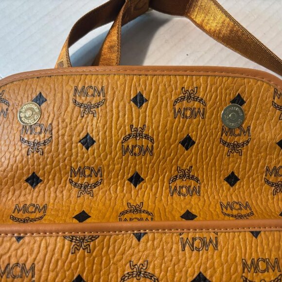 MCM #P8767 Shoulder Bag/Purse   Cognac color w/Dust cover NEW - Picture 9 of 12